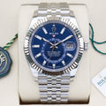 Rolex Sky-Dweller Stickered  336934 Blue 42mm Unworn 2025 Complete Set