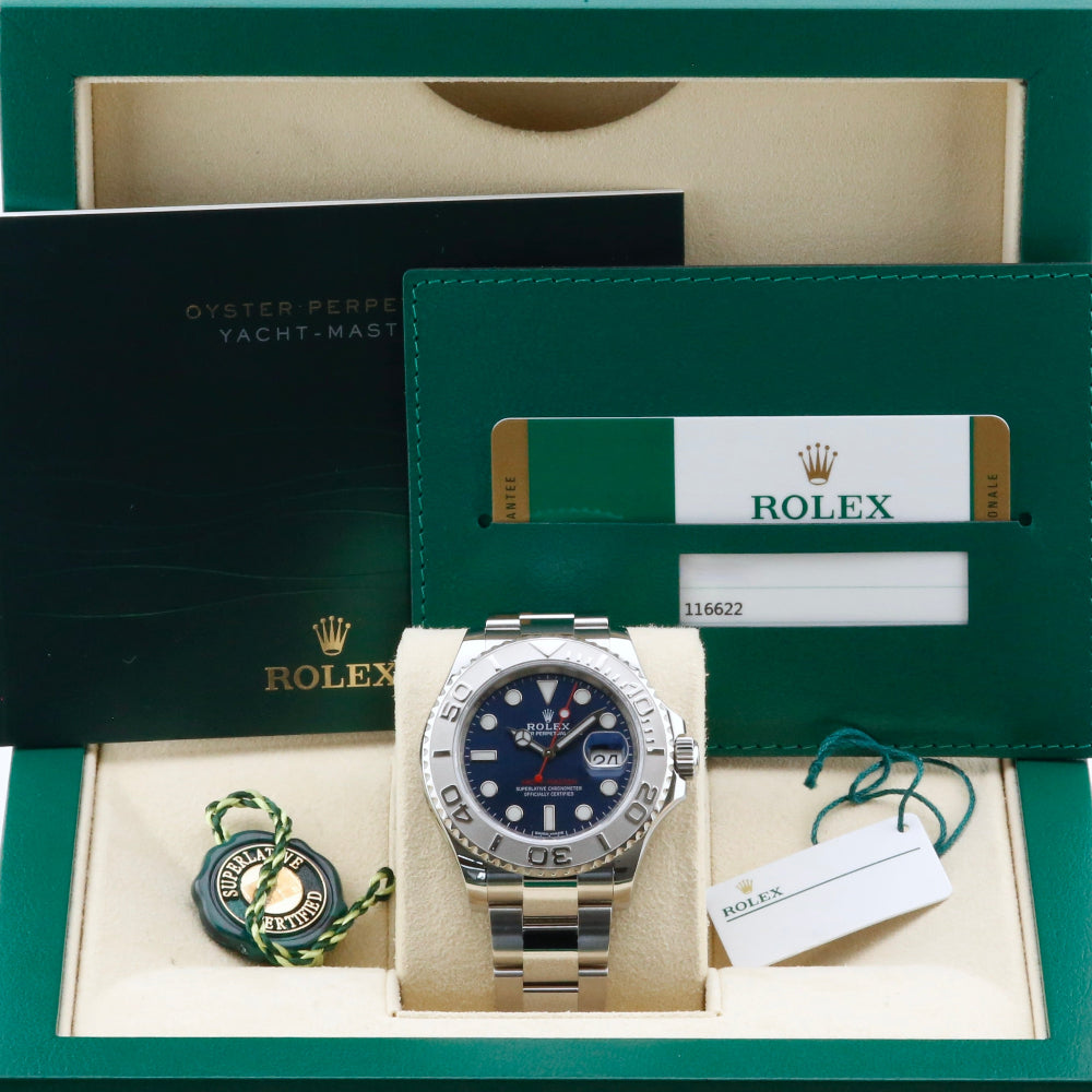 Rolex Yacht-Master 40 Blue Dial 116622 Year: 2016