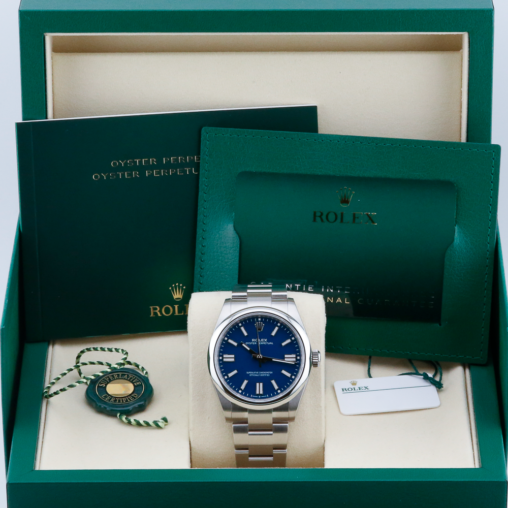 Rolex Oyster Perpetual 41 Med Blue 134300 Year: 2025