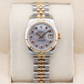 Rolex Datejust 26  179173 Ruby Mother Of Pearl 26mm Unworn 2014 Complete Set
