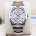 Rolex Oyster Perpetual 36  126000 Silver 36mm Unworn 2025 Box and Papers