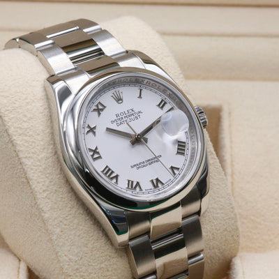 Rolex Datejust 36 White Dial 116200