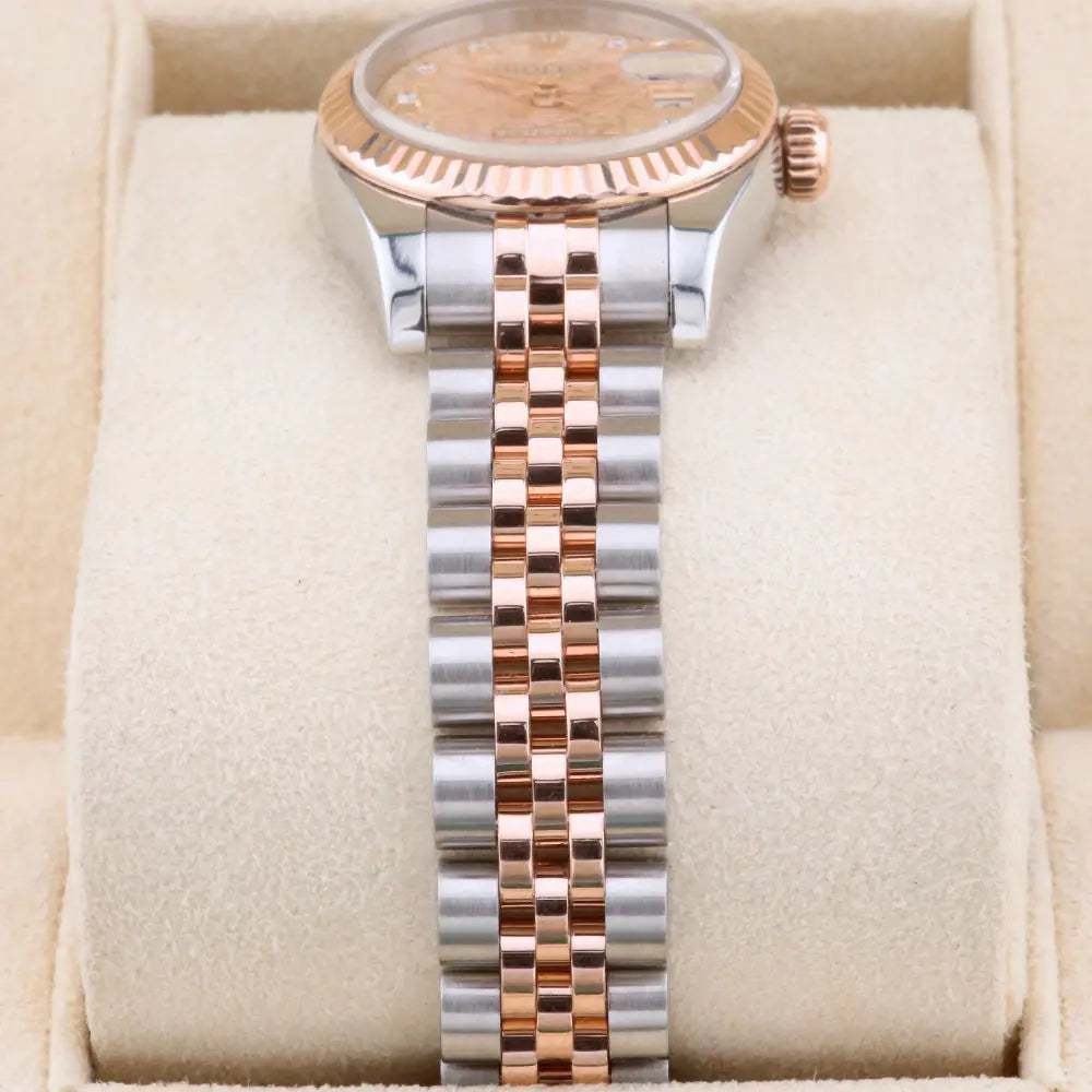 Rolex Datejust 26 Pink Jubilee Diamond Dial 179171 Year: 2012