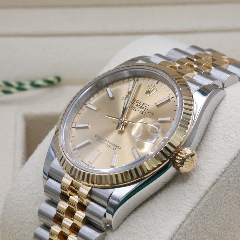 Rolex Datejust 36 Champagne Dial 126233 Year: 2020