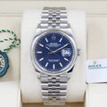 Rolex Datejust 36 Blue Motif 126200 Year: 2022