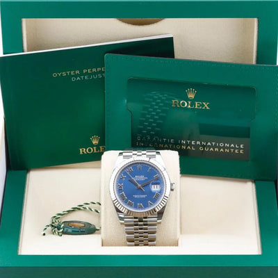 Rolex Datejust 41 Blue Azzurro Dial 126334 Year: 2025