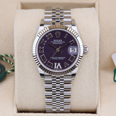 Rolex Datejust 28 Purple Diamond Dial 278274 Year: 2022