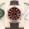 Rolex Sky-Dweller  326235 Chocolate 42mm Unworn 2022 Box and Papers (with Tags)