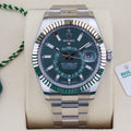 Rolex Sky-Dweller  336934 Green 42mm Unworn 2025 Box and Papers (with Tags)