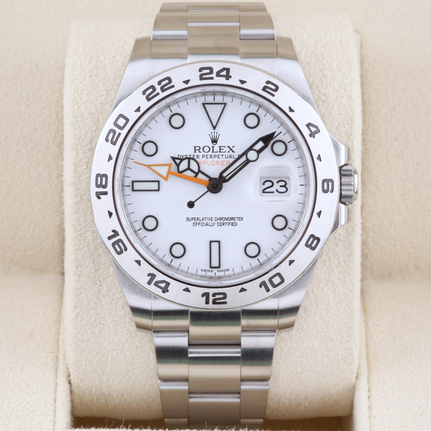 Rolex Explorer 2 216570 White Dial Year: 2016