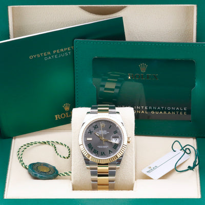 Rolex Datejust 41 Wimbledon Dial 126333 Year: 2024