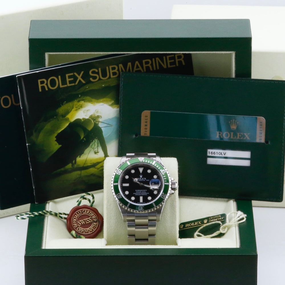 Rolex Submariner Kermit 16610LV Year: 2008