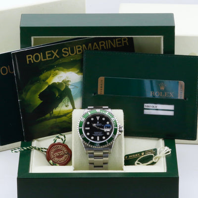 Rolex Submariner Kermit 16610LV Year: 2008