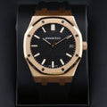 Audemars Piguet Royal Oak Rose Gold Black Dial 15500OR Year: 2021