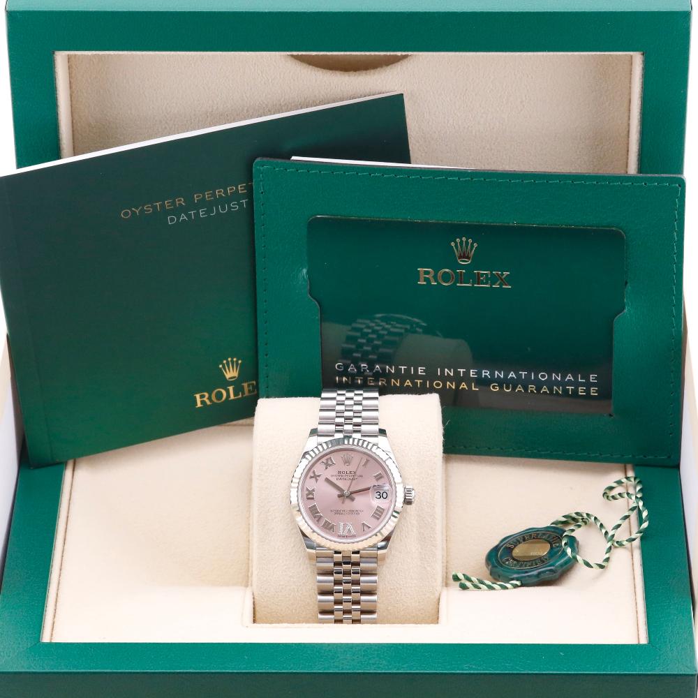 Rolex Datejust 31 Pink Roman Dial 278274 