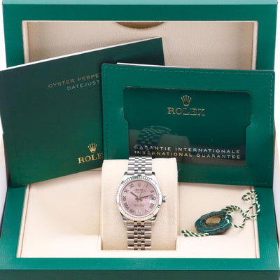Rolex Datejust 31 Pink Roman Dial 278274 