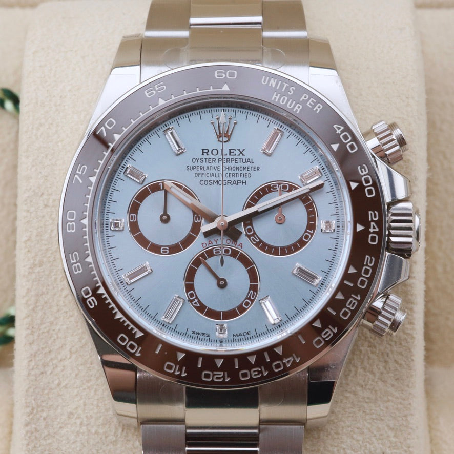 Rolex Daytona Ice Blue Baguette Dial 126506 Year: 2025