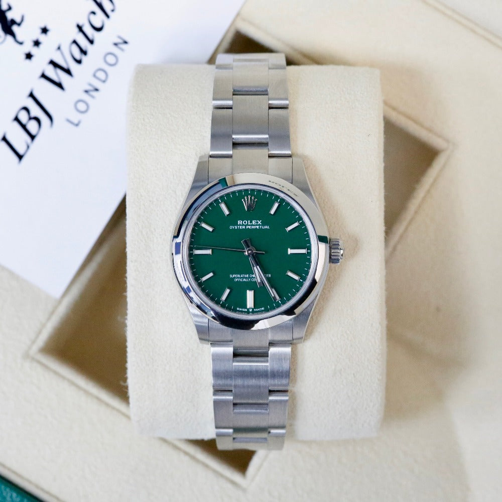 Rolex Oyster Perpetual 31 Green Dial 277200