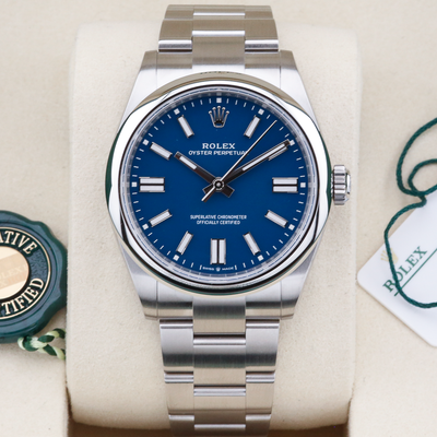 Rolex Oyster Perpetual 41 Med Blue 134300 Year: 2025