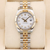 Rolex Datejust 26  179173 White Diamond 26mm Unworn 2011 Complete Set