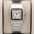 Cartier Santos Galbee  1564 White 29mm Excellent