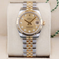 Rolex Datejust 31 Champagne Diamond Dial 178273 Year: 2016