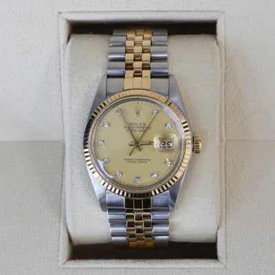Rolex Datejust 36 16013 Champagne Dial