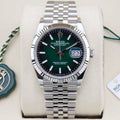 Rolex Datejust 36  126234 Green Ombré 36mm Unworn 2026 Box and Papers (with Tags)