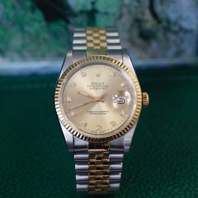 Rolex Datejust 36 Champagne Dial 16233