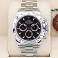 Rolex Daytona  116520 Black 40mm Unworn 2014 Box and Papers