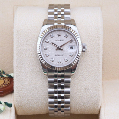 Rolex Datejust 26 Silver Jubilee Diamond Dial 179174 Year: 2008
