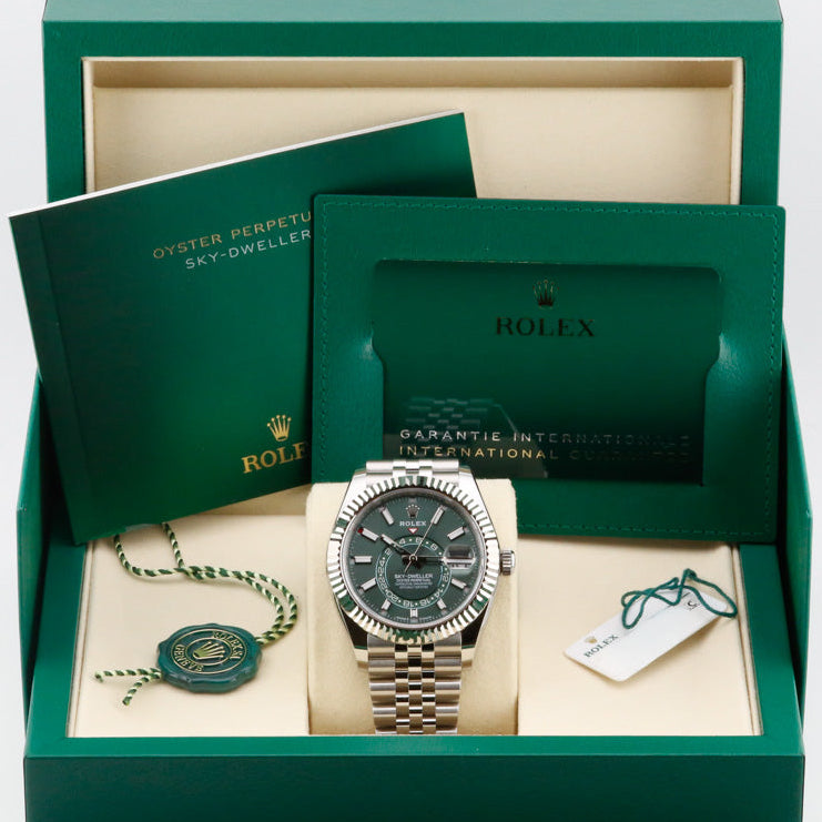 Rolex Sky-Dweller Green Dial 336934 Year: 2025