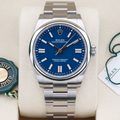 Rolex Oyster Perpetual  134300 Med Blue 41mm Unworn 2026 Box and Papers (with Tags)