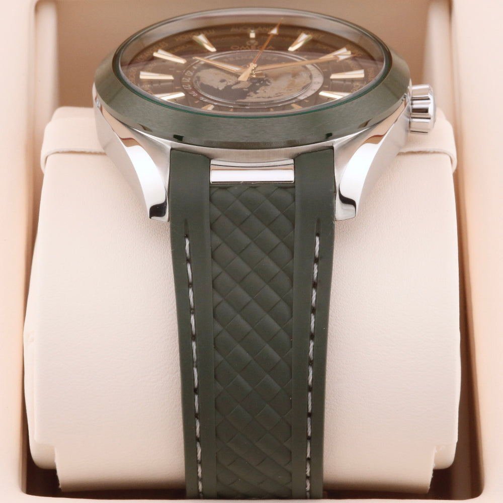 Omega Seamaster Aqua Terra Worldtimer Green 22032432210001 Year: 2024