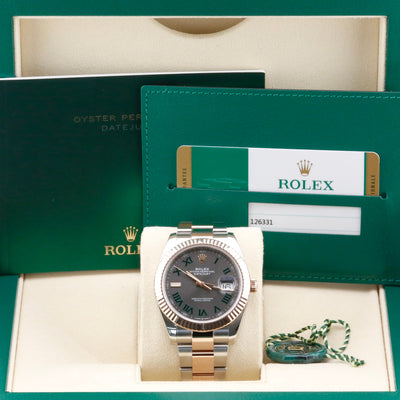Rolex Datejust 41 Wimbledon Dial 126331 Year: 2018
