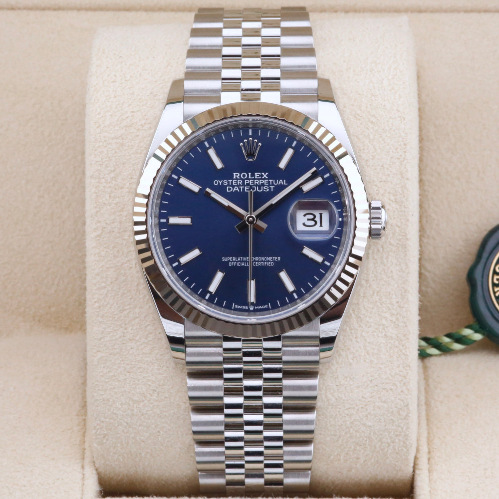 Rolex Datejust 36 Blue Dial 126234 Year: 2024
