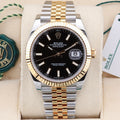 Rolex Datejust 41  126333 Black 41mm Unworn 2024 Box and Papers (with Tags)