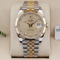 Rolex Datejust 41  126333 Champagne Motif 41mm Unworn 2022 Complete Set