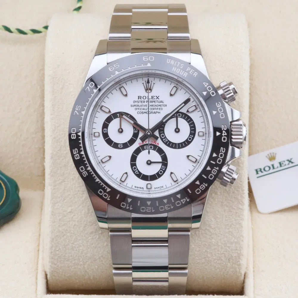 Rolex Daytona Panda White Dial 116500LN Year: 2019