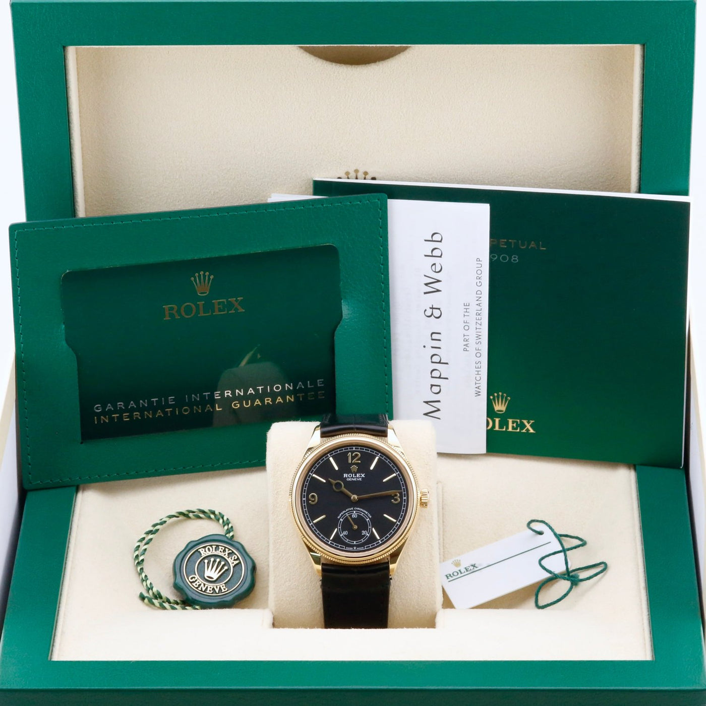 Rolex 1908 Black Dial 52508 Year: 2024