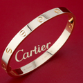 Cartier Love Bracelet 18ct Yellow Gold Classic Model Size 17