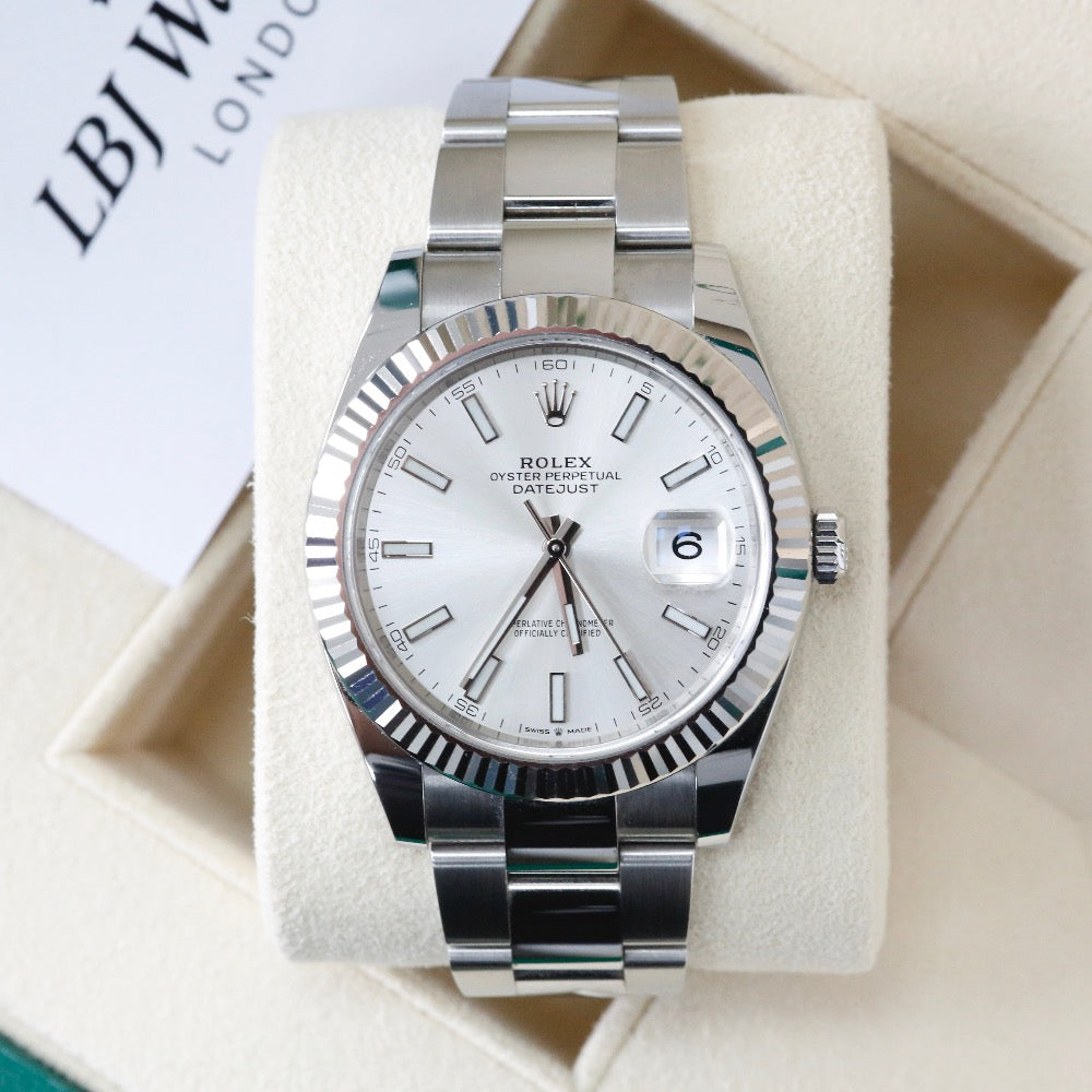 Rolex Datejust 41 Silver Dial 126334