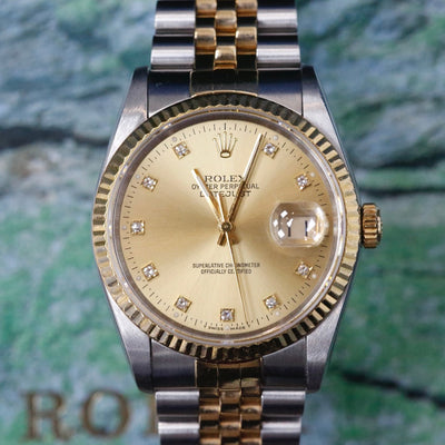 Rolex Datejust 36 Champagne Dial 16233