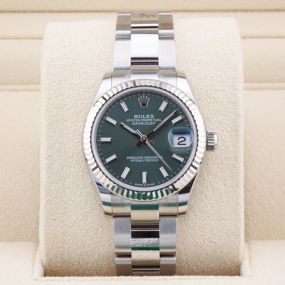 Rolex Datejust 31 Mint Green Dial 278274 Year: 2024