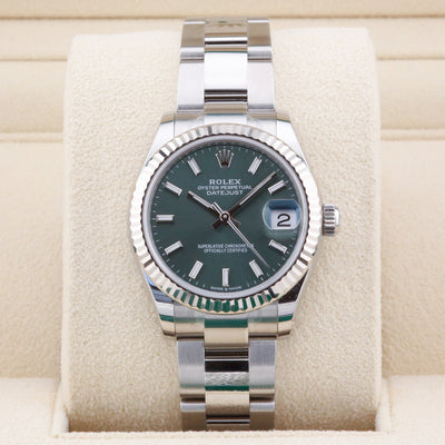 Rolex Datejust 31 Mint Green Dial 278274 Year: 2024