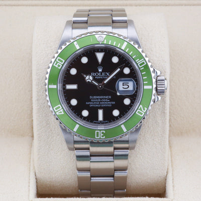 Rolex Submariner Kermit 16610LV Year: 2009