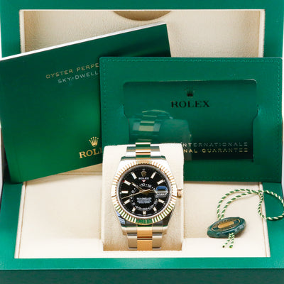 Rolex Sky-Dweller Black Dial 326933 Year: 2022