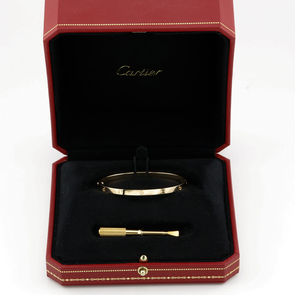 Cartier Love Bracelet 18ct Yellow Gold SM Size 16