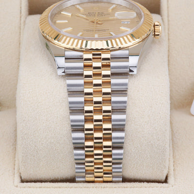 Rolex Datejust 41 Champagne Motif Dial 126333 Year: 2022