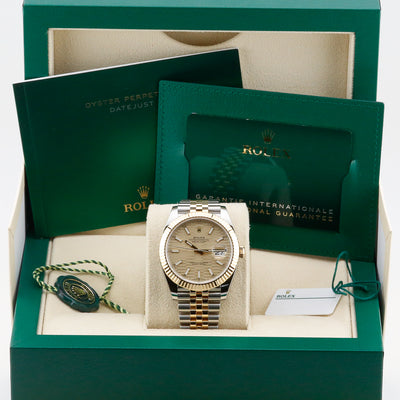 Rolex Datejust 41 Champagne Motif Dial 126333 Year: 2022